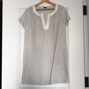 J. Crew Linen Tunic M White